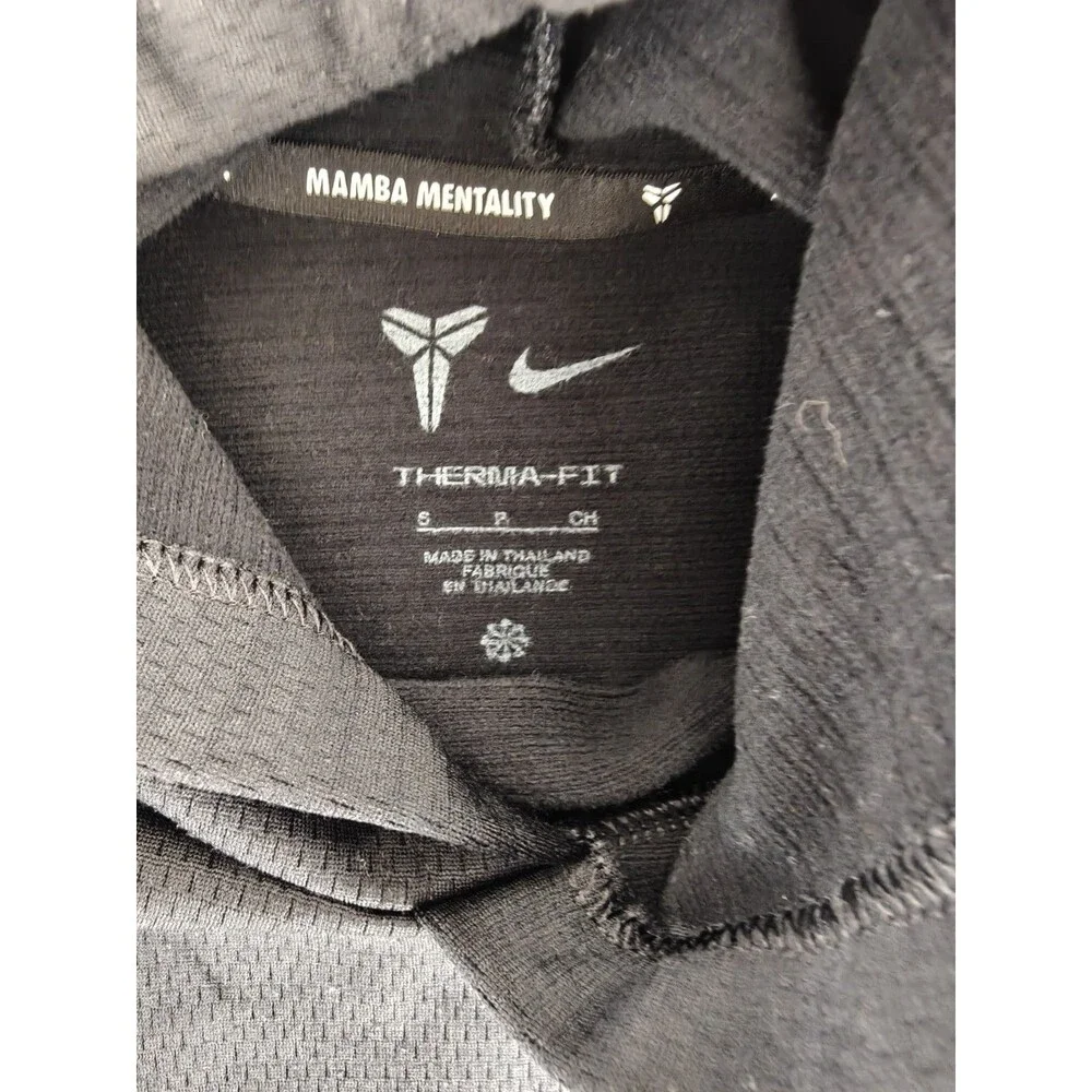 Nike Kobe Mamba Mentality Therma Fit Boys Youth Hoodie Black Size S